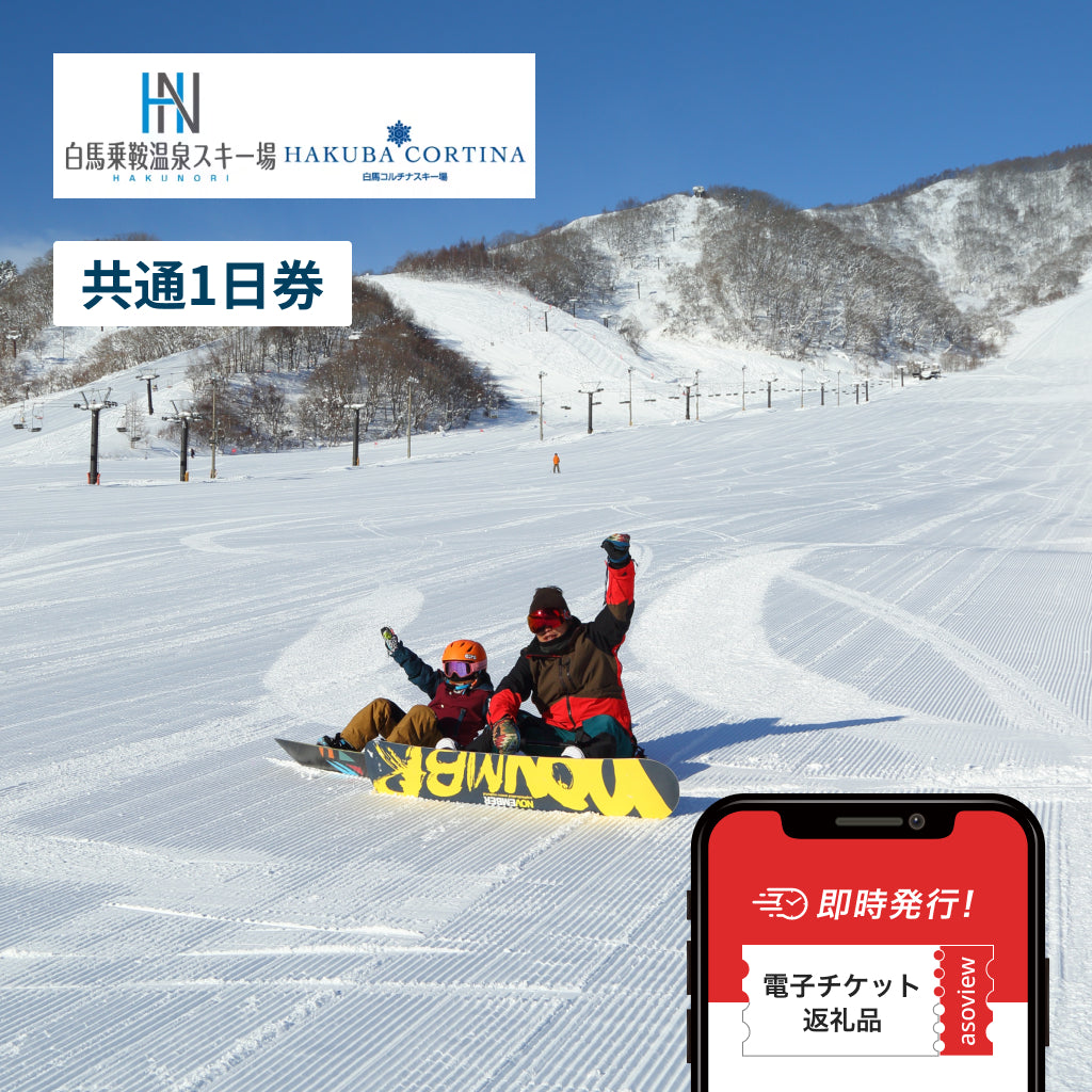 白馬乗鞍温泉スキー場/白馬コルチナスキー場 共通1日券